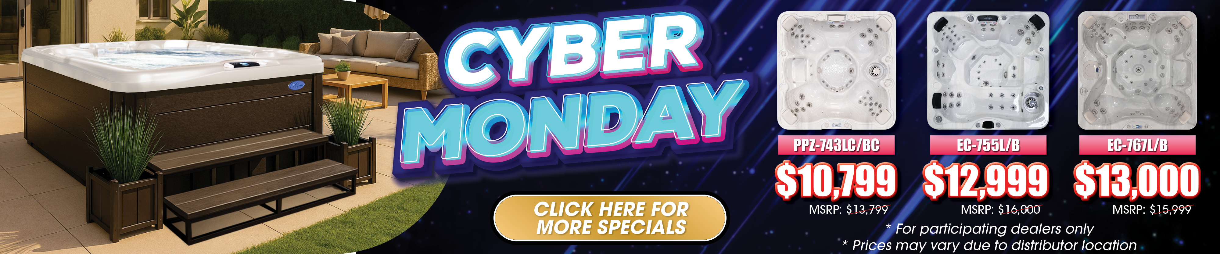 Calspas hot tub being used in a family setting - Kokomo