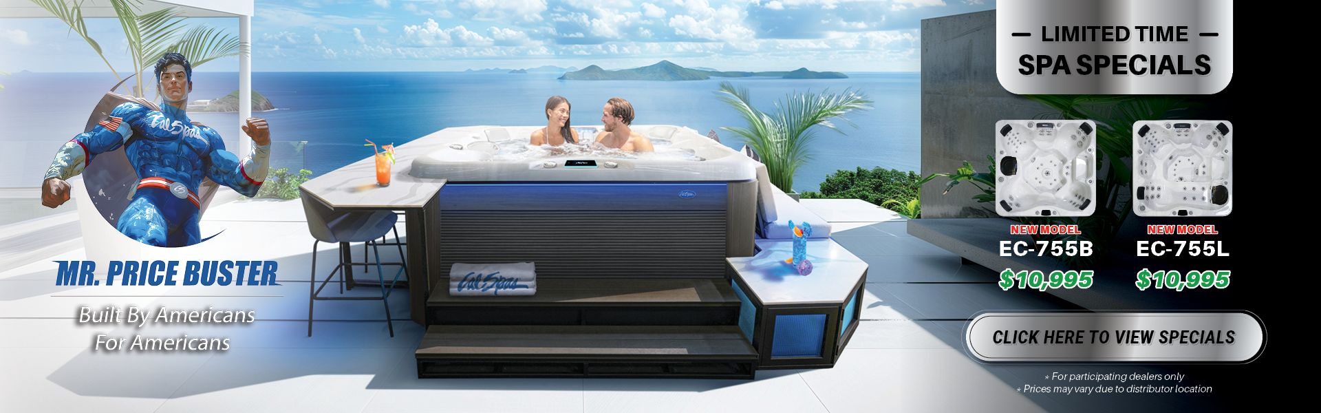 Calspas hot tub being used in a family setting - Kokomo